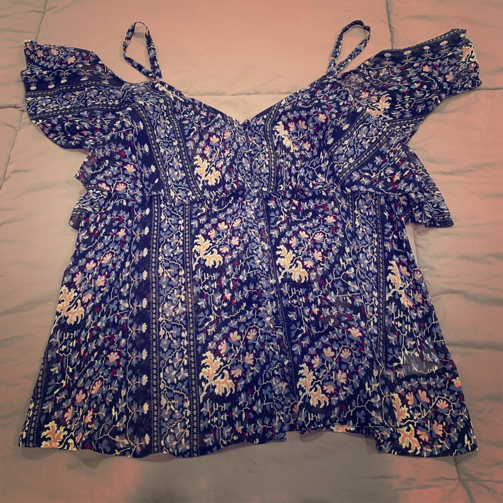 Paige size XS off the shoulder blouse.